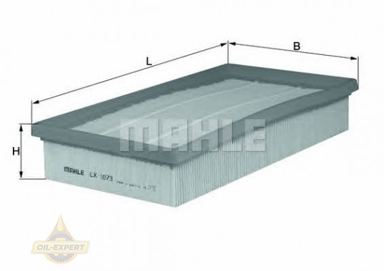 Mahle/Knecht Фильтр воздушный MAHLE/KNECHT LX 1073 - Картинка 1