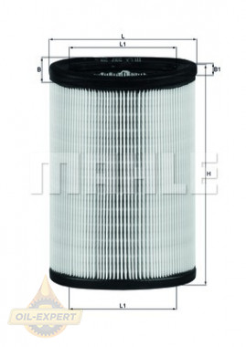Mahle/knecht Фильтр воздушный MAHLE/KNECHT LX 597 - Картинка 2