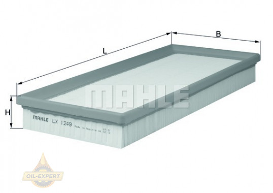 Mahle/knecht Фильтр воздушный MAHLE/KNECHT LX 1249 - Картинка 2