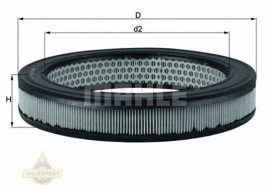 Mahle/Knecht Фильтр воздушный MAHLE/KNECHT LX 630 - Картинка 1