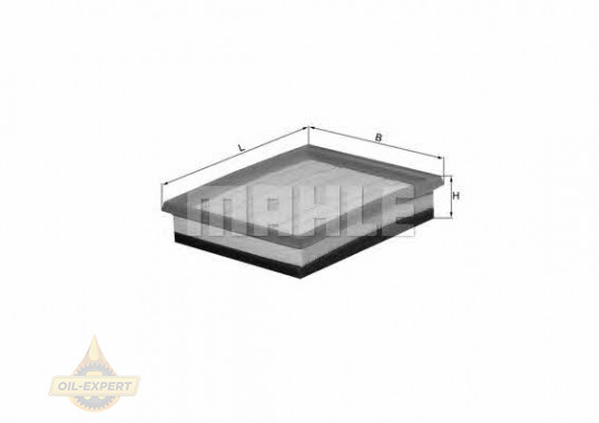 Mahle/knecht Фильтр воздушный MAHLE/KNECHT LX 1036/2 - Картинка 1