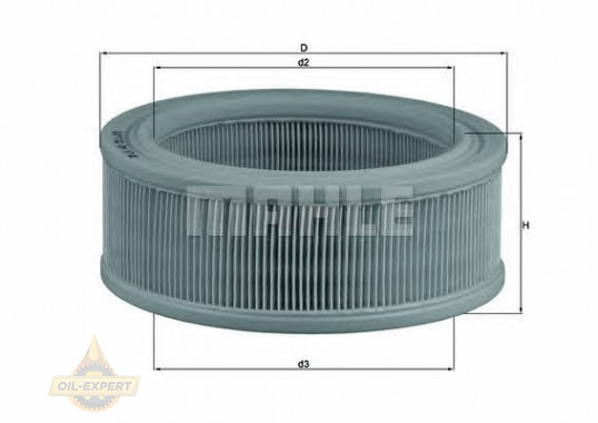 Mahle/Knecht Фильтр воздушный MAHLE/KNECHT LX 140 - Картинка 1