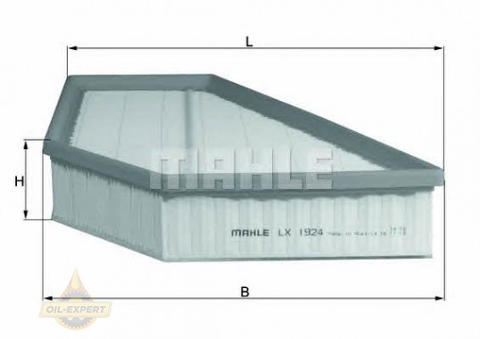 Mahle/knecht Фильтр воздушный MAHLE/KNECHT LX 1924 - Картинка 1