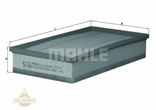 Mahle/knecht Фильтр воздушный MAHLE/KNECHT LX 1835 - Картинка 1