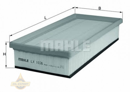 Mahle/knecht Фильтр воздушный MAHLE/KNECHT LX 1026 - Картинка 1