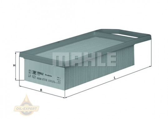 Mahle/knecht Фильтр воздушный MAHLE/KNECHT LX 1621 - Картинка 2