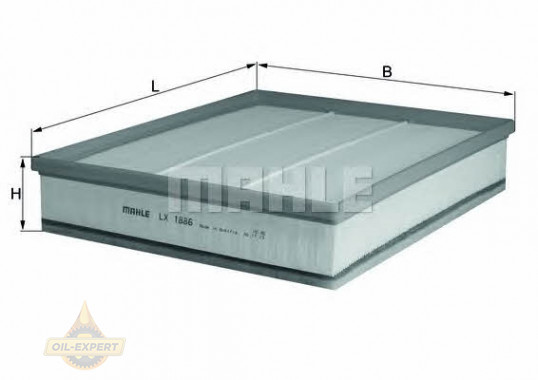 Mahle/Knecht Фильтр воздушный MAHLE/KNECHT LX 1886 - Картинка 1