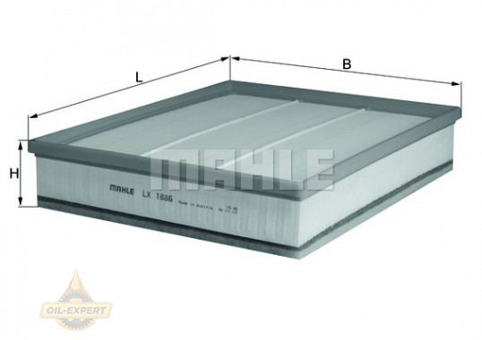 Mahle/Knecht Фильтр воздушный MAHLE/KNECHT LX 1886 - Картинка 2