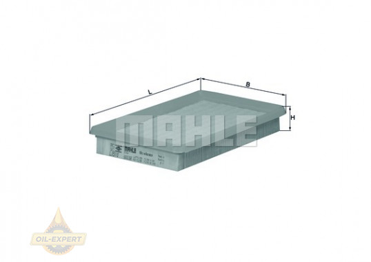 Mahle/Knecht Фильтр воздушный MAHLE/KNECHT LX 510 - Картинка 2