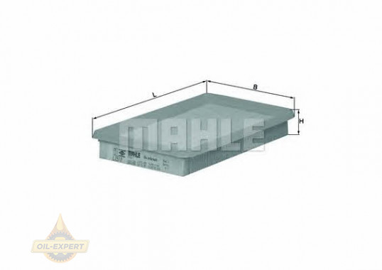 Mahle/Knecht Фильтр воздушный MAHLE/KNECHT LX 510 - Картинка 1