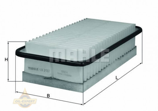Mahle/knecht Фильтр воздушный MAHLE/KNECHT LX 3187 - Картинка 1