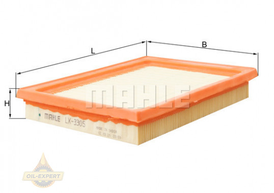 Mahle/knecht Фильтр воздушный MAHLE/KNECHT LX 3305 - Картинка 2