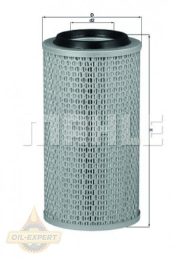 Mahle/Knecht Фильтр воздушный MAHLE/KNECHT LX 49 - Картинка 2