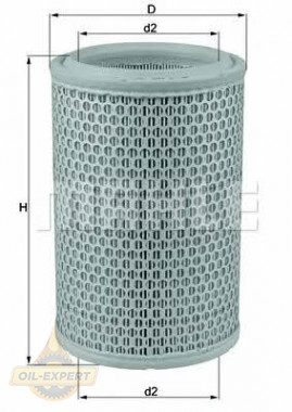 Mahle/knecht Фильтр воздушный MAHLE/KNECHT LX 660 - Картинка 1