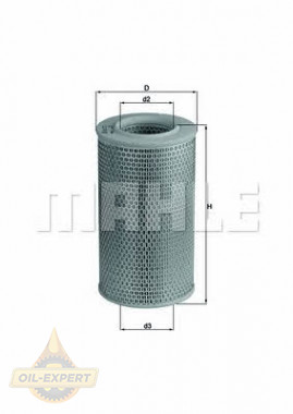 Mahle/knecht Фильтр воздушный MAHLE/KNECHT LX 611 - Картинка 1