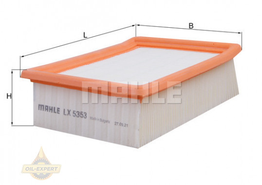 Mahle/knecht Фільтр повітряний MAHLE/KNECHT LX 3535 - Заображення 2