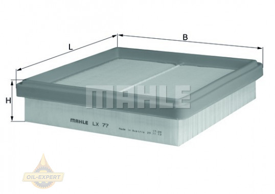Mahle/knecht Фільтр повітряний MAHLE/KNECHT LX 77 - Заображення 2