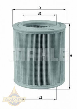 Mahle/knecht Фильтр воздушный MAHLE/KNECHT LX 706 - Картинка 1