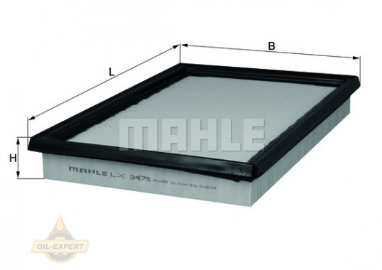 Mahle/knecht Фильтр воздушный MAHLE/KNECHT LX 3475 - Картинка 2