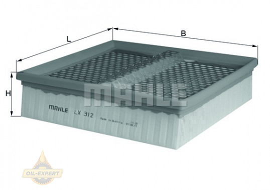 Mahle/Knecht Фильтр воздушный MAHLE/KNECHT LX 312 - Картинка 2