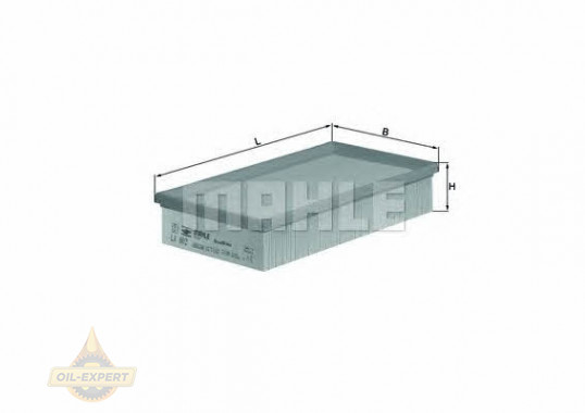 Mahle/knecht Фільтр повітряний MAHLE/KNECHT LX 802 - Заображення 1