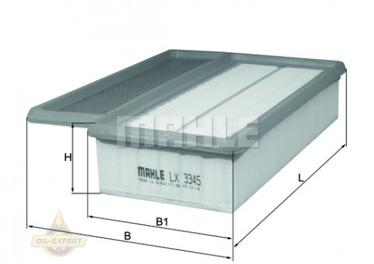 Mahle/knecht Фильтр воздушный MAHLE/KNECHT LX 3345 - Картинка 2