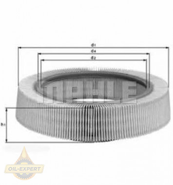 Mahle/knecht Фильтр воздушный MAHLE/KNECHT LX 276 - Картинка 1