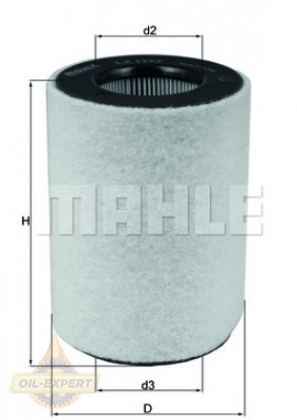 Mahle/knecht Фільтр повітряний MAHLE/KNECHT LX 1792 - Заображення 2