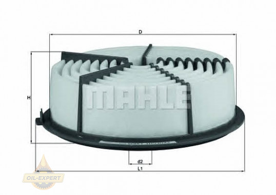 Mahle/knecht Фильтр воздушный MAHLE/KNECHT LX 835 - Картинка 1