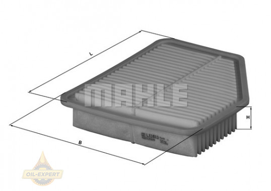 Mahle/knecht Фильтр воздушный MAHLE/KNECHT LX 1613 - Картинка 2