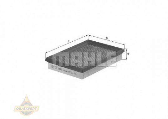 Mahle/knecht Фильтр воздушный MAHLE/KNECHT LX 1038 - Картинка 1