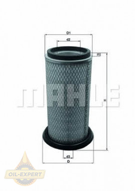 Mahle/knecht Фільтр повітряний MAHLE/KNECHT LX 822 - Заображення 1