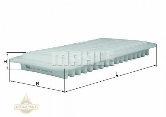 Mahle/knecht Фільтр повітряний MAHLE/KNECHT LX 3472 - Заображення 1