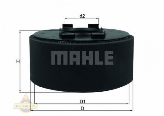 Mahle/knecht Фильтр воздушный MAHLE/KNECHT LX 870 - Картинка 1