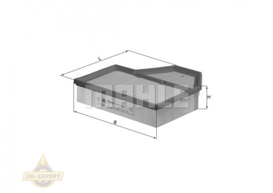 Mahle/knecht Фильтр воздушный MAHLE/KNECHT LX 988 - Картинка 2