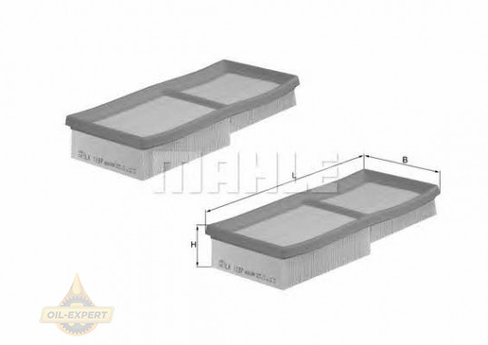 Mahle/Knecht Фільтр повітряний MAHLE/KNECHT LX 1137/S - Заображення 1