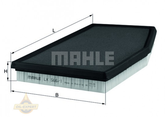 Mahle/knecht Фильтр воздушный MAHLE/KNECHT LX 566/1 - Картинка 2