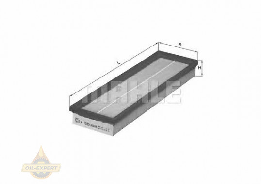 Mahle/knecht Фільтр повітряний MAHLE/KNECHT LX 1085 - Заображення 1