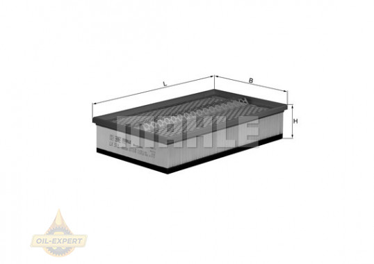 Mahle/knecht Фильтр воздушный MAHLE/KNECHT LX 518 - Картинка 2