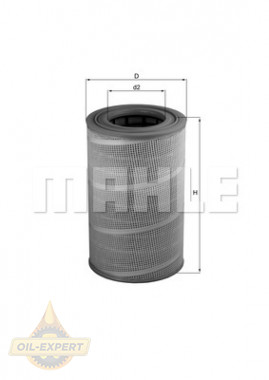 Mahle/knecht Фільтр повітряний MAHLE/KNECHT LX 612 - Заображення 2