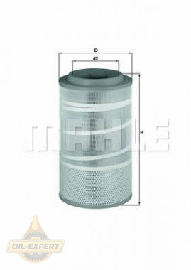 Mahle/knecht Фільтр повітряний MAHLE/KNECHT LX 1457 - Заображення 1