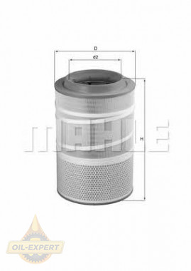 Mahle/knecht Фільтр повітряний MAHLE/KNECHT LX 1278 - Заображення 1
