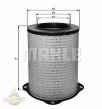 Mahle/knecht Фільтр повітряний MAHLE/KNECHT LX 832 - Заображення 1
