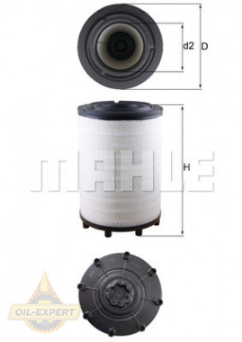Mahle/knecht Фільтр повітряний MAHLE/KNECHT LX 2839 - Заображення 1