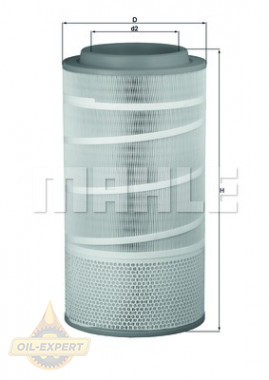 Mahle/knecht Фільтр повітряний MAHLE/KNECHT LX 3030 - Заображення 2