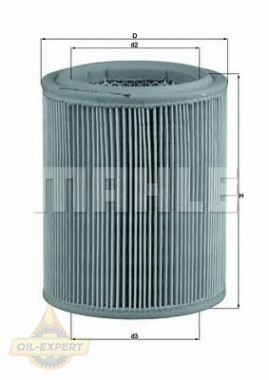 Mahle/knecht Фильтр воздушный MAHLE/KNECHT LX 297 - Картинка 2