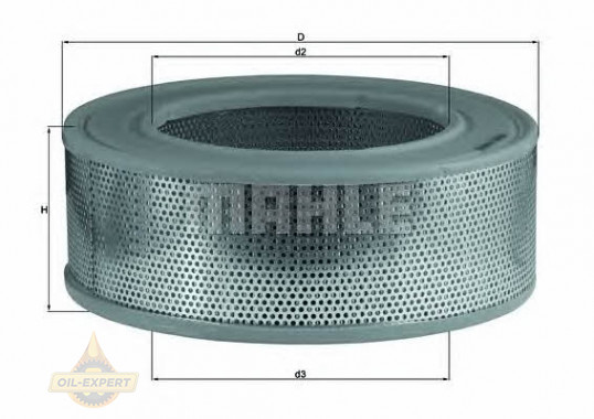Mahle/knecht Фильтр воздушный MAHLE/KNECHT LX 155 - Заображення 2