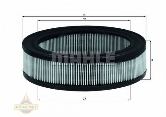Mahle/knecht Фильтр воздушный MAHLE/KNECHT LX 167 - Картинка 1