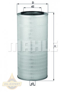 Mahle/Knecht Фильтр воздушный MAHLE/KNECHT LX 84 - Картинка 3