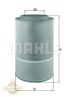 Mahle/knecht Фильтр воздушный MAHLE/KNECHT LX 1627 - Заображення 2
